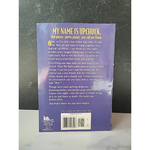 Upchuck and the Rotten Willy by Bill Wallace (1998, Trade Paperback) - Picture 9 of 10